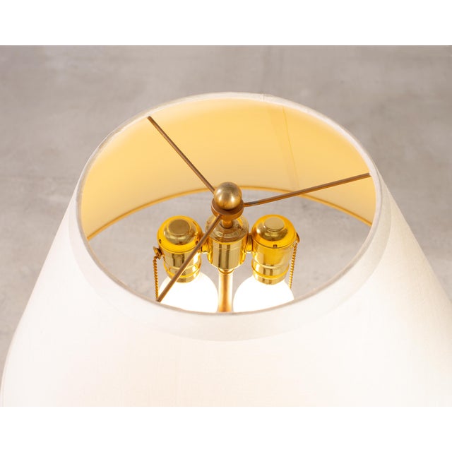 Pair of Nancy Corzine Neoclassical 22k Topiary Lamps For Sale - Image 14 of 18