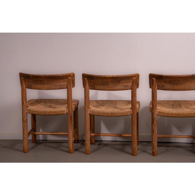 Pine and Chord Chairs by Rainer Daumiller, 1985, Set of 5 For Sale - Image 6 of 11
