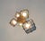 Vintage 5-Light Colored Glass Pendant in the style of Fontana Arte, Italy, 1960s For Sale - Image 6 of 9