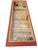 2000 - 2009 Vintage Hand Painted Geometric Wood and Glass Display Case Console For Sale - Image 5 of 10