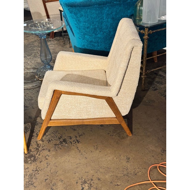 Mid-Century Modern Pair of Italian Gio Ponti MCM Arm Chairs For Sale - Image 3 of 9