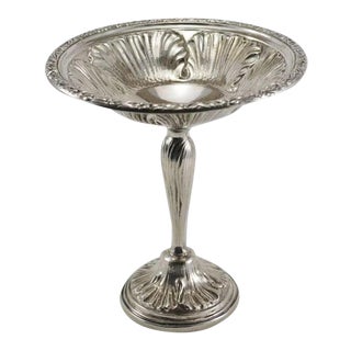 Frank Whiting Sterling Silver Tiger Lily Compote For Sale