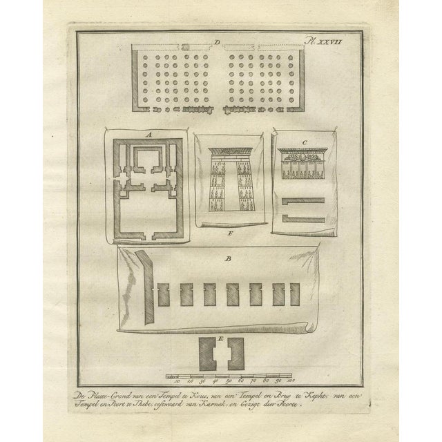 El-Khuz and Karnak Temples by Cornelis de Bruijn, 1776 For Sale - Image 6 of 10
