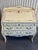 Late 20th Century Vintage La Barge Hand Painted Blue and White French Secretary Desk and Chair For Sale - Image 5 of 11