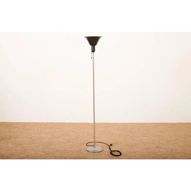 Indi Volksmodell Floor Lamp in Chrome-Plated and Sheet Metal with Black Painted Shade by Hin Bredendieck and Sigfried Giedion for Bag Turgi, 1932 For Sale - Image 11 of 11