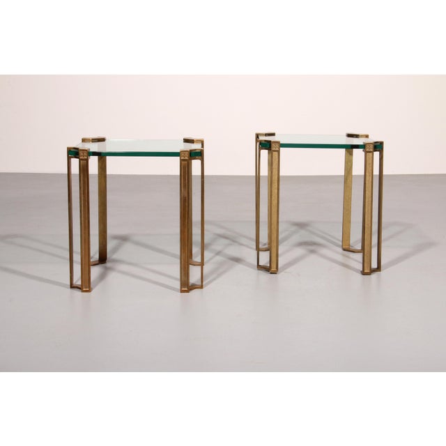 Copper T24 Side Tables from Peter Ghyczy, 1970s, Set of 2 For Sale - Image 8 of 10