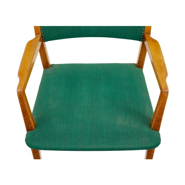 set of 6 mid 20th century scandinavian armchairs circa 1960. good quality set of swedish office chairs which could now...