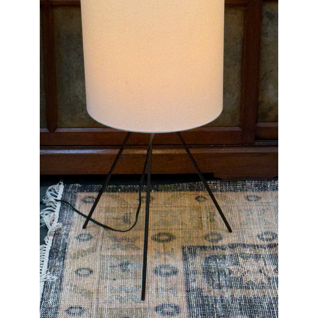 Contemporary Cylindrical Drum Floor Lamp For Sale - Image 3 of 12