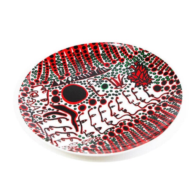 The Third Drawer Down Yayoi Kusama Bone China Decorative Collector Plate is a unique and beautifully crafted piece perfect...