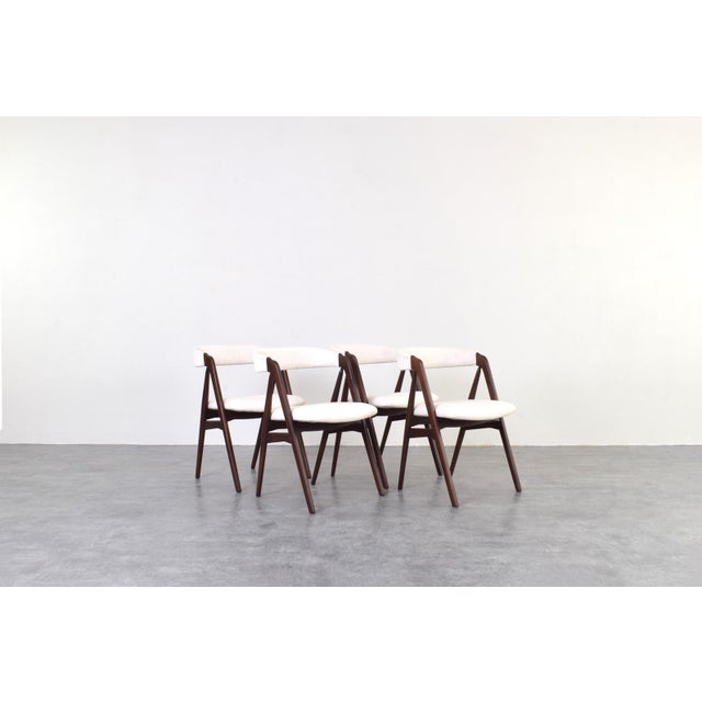 Mid-Century Modern Danish Teak Dining Chairs by Th. Harlev for Farstrup, 1960s, Set of 4 For Sale - Image 13 of 13