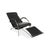 Rocky Lounge Chair in Black Leather from IP Design For Sale - Image 6 of 18