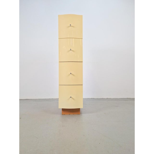 Postmodern Vintage Vajer 4 Drawer Cabinet by Thomas Jelinek for Ikea, 1990s For Sale - Image 3 of 9