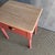 Painted Night Stand or Side Table in Salmon Pink With Natural White Oak Top For Sale - Image 10 of 10