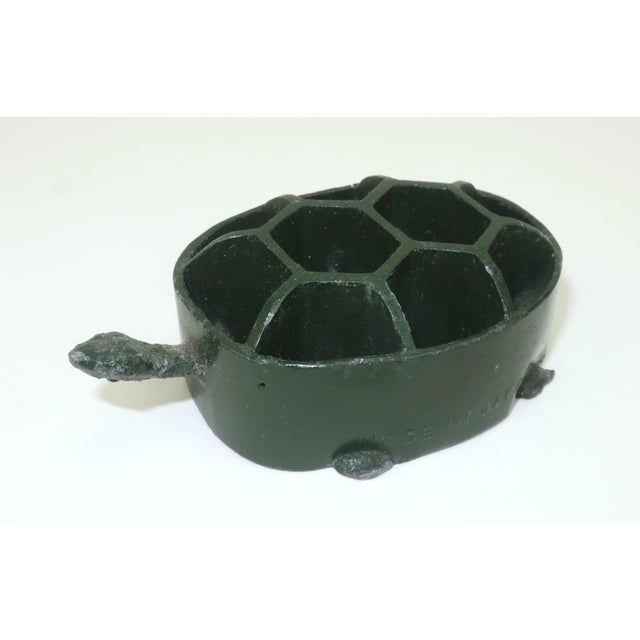 Vintage Japanese Stacking Turtle Flower Frogs, Set of 4 For Sale - Image 10 of 13