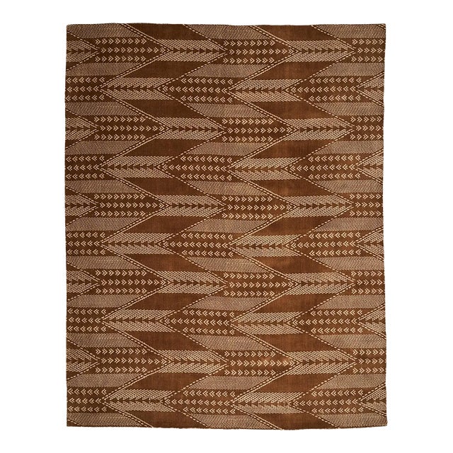Schumacher Fitzgerald 8' x 10' Rug in Brown For Sale