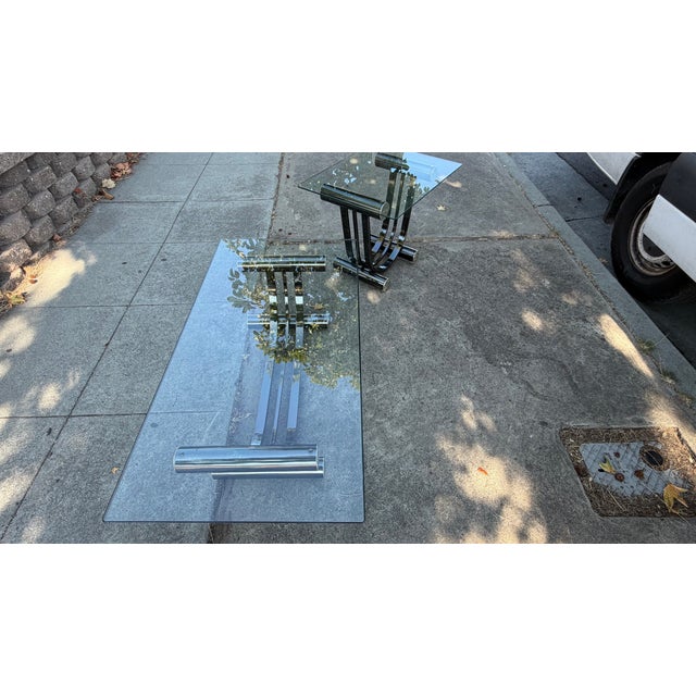 MCM Design Institute of America, Art Deco Coffee Table and Side Table Attributed to Romeo Bega For Sale - Image 11 of 18