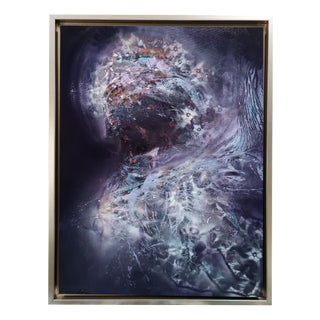 Ovidiu Kloska, Angel Waiting, Acrylic on Canvas For Sale