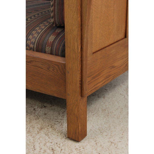 Stickley Mission Oak Prairie Sofa For Sale - Image 14 of 18