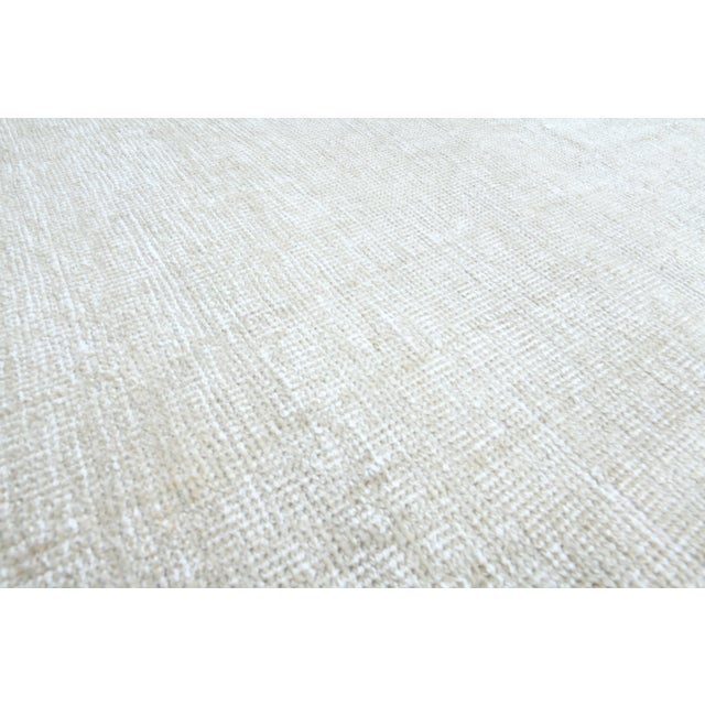 Beige 1970s Vintage Turkish Handmade Wool Cotton Beige Runner Rug For Sale - Image 8 of 11