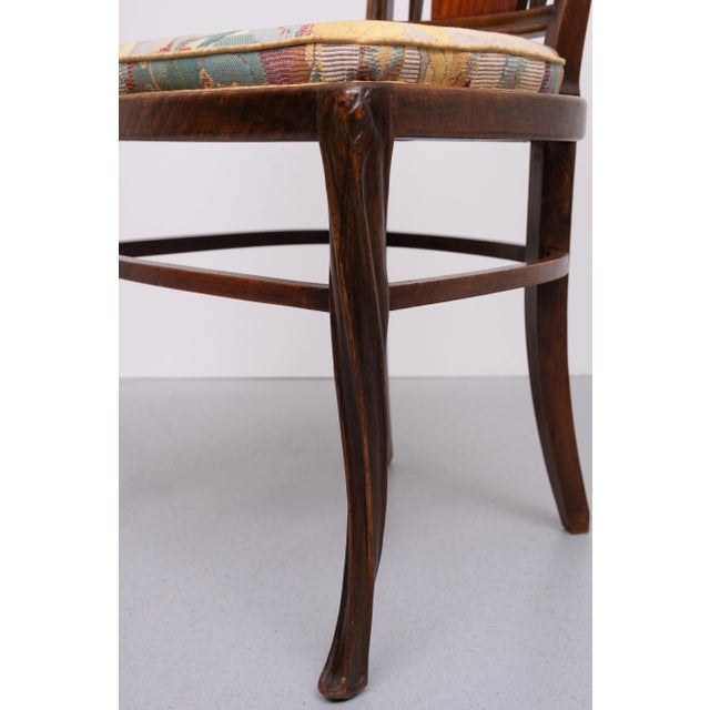 1900 - 1909 Art Nouveau Side Chair by Louis Majorelle, 1900s For Sale - Image 5 of 11