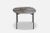 Grey melange la terra medium occasional table by agnes morguet materials: metal, grey melange travertine dimensions: d...