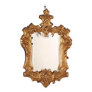 Louis XIV Carved and Gilded Wood Mirror For Sale