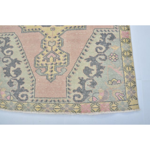 Vintage Handknotted Floor Rug For Sale - Image 9 of 10