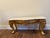 Mid 20th Century Louis XV/Baroque Style Low Ornate Carved Gold Console Table With Marble Top For Sale - Image 9 of 11