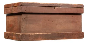 19th Century Painted Pine Blanket Chest