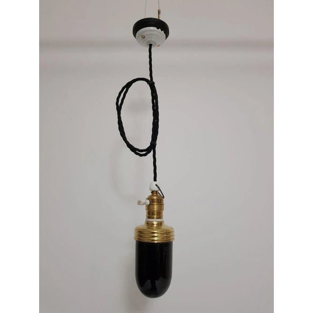 Metal Industrial Dark Chamber Photo Ceiling Lamp from Elpe, 1920s For Sale - Image 7 of 7
