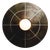 Large Navazi Circular Wall Lamp in Scorched Coal Ceramic and Glass by Svitanok For Sale