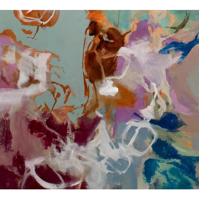 Large-Scale Original Abstract Oil Painting For Sale - Image 4 of 6