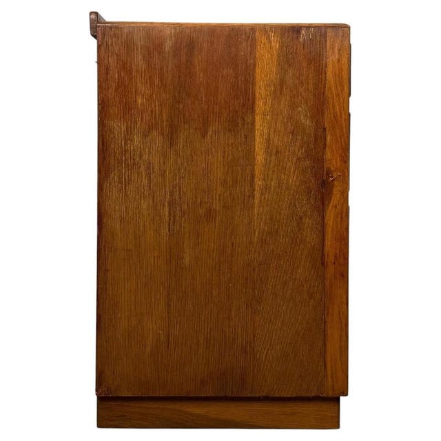 Antique Golden Oak Bedroom Chest of Drawers For Sale - Image 6 of 12