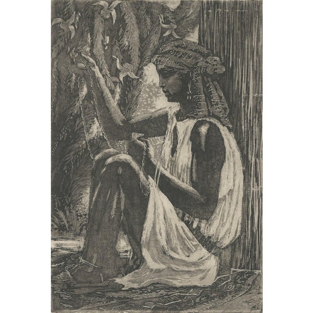Raphaël Drouart, The Chained Slave, 1920s, Etching For Sale - Image 3 of 8