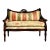 Vintage Louis XVI Carved Canape Settee For Sale