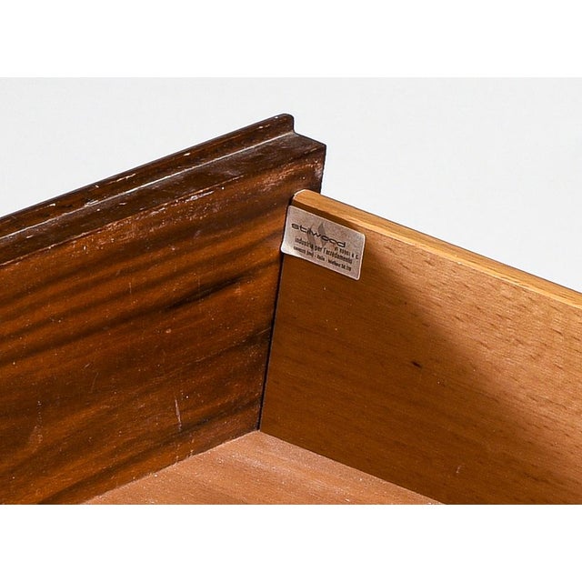 Brown Vintage Wooden Bedside Table with Drawer and Open Compartment from Stilwood For Sale - Image 8 of 18