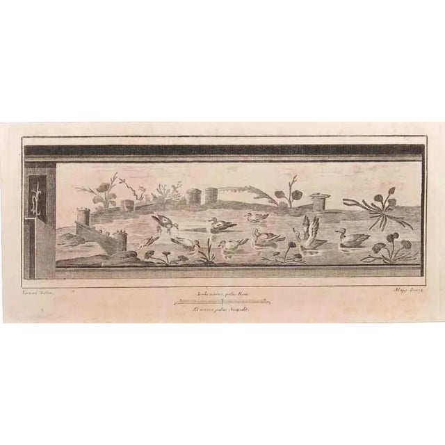 Landscape with animals is an etching realized by luigi aloja (1783-1837). The etching belongs to the print suite...