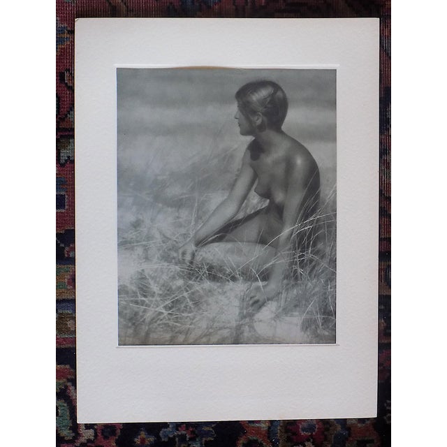 Vintage Ltd. Ed. 1938 Folio Size European Female Nude Photogravures - A Pair For Sale - Image 4 of 14