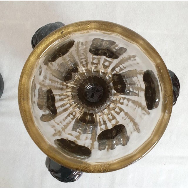 Pair of Mid Century Murano Glass Vases Signed Costantini 1970s For Sale - Image 13 of 13