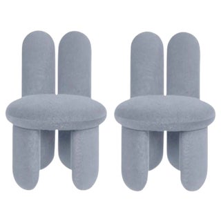 Set of Gentle 733 Glazy Chairs by Royal Stranger For Sale