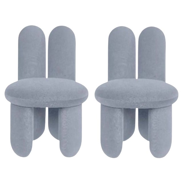 Set of Gentle 733 Glazy Chairs by Royal Stranger For Sale