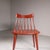 Vintage Scandinavian Red Chairs from Hagafors, Set of 4 For Sale - Image 3 of 13