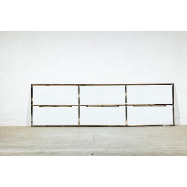 Chinese Gilt Metal Landscape Wall Panel with Red Seal Marks For Sale - Image 13 of 18