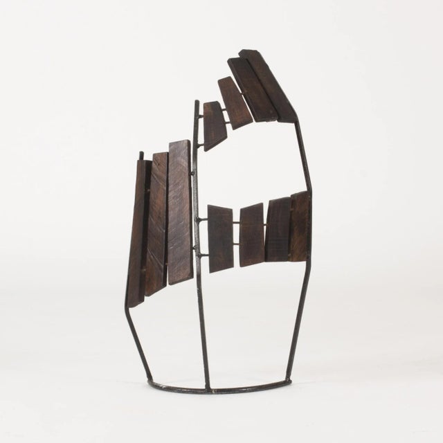 Wood Wood and Metal Sculpture by Fred Leyman For Sale - Image 7 of 7