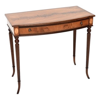 Vintage Sheraton Style Writing Table, 1920 For Sale