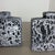 Pottery Fat Lava Cubic Vases in Black-White from Jopeko, Germany, 1970s, Set of 2 For Sale - Image 12 of 18