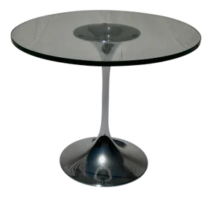 Mid-Century Modern Chrome Side Table