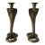 1970s Brass Cobra Candlestick Holders – Pair For Sale