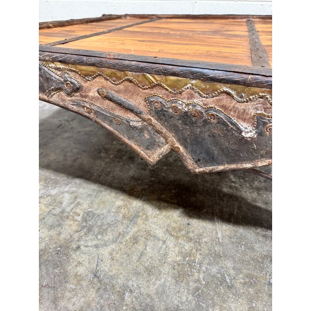 Vintage Ox Cart Coffee Table For Sale - Image 9 of 9