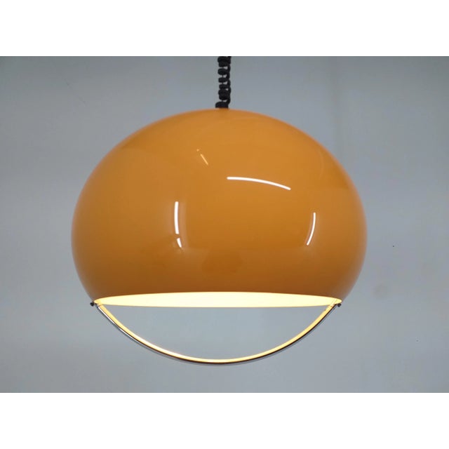 Orange Mid-Century Pendant from Meblo, Italy, 1970s For Sale - Image 8 of 18